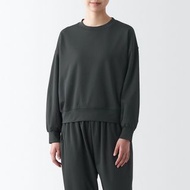 ㊣現貨快出㊣ MUJI無印良品 女抗UV速乾聚酯纖維圓領衫 (深灰)S