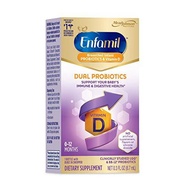 Enfamil Infant Probiotics with Vitamin D, Dual Probiotics Drops (8.7mL in a Bottle) For Breastfed Ba