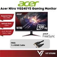 ACER Nitro 24 / 27 inch 100Hz / 165Hz VG240Y E / VG240YE / VG270E / VG271S IPS FHD 1ms HDMI / VGA / 