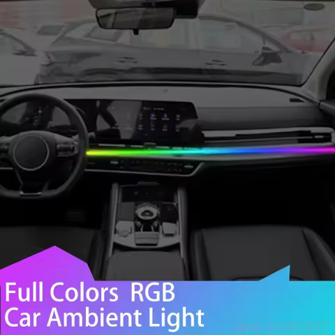 For Kia Sportage R Forte Sorento Soul Rio 3 Carnival LED Car Ambient Light Dashboard RGB Hidden Flow