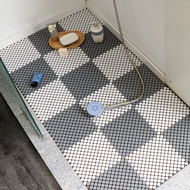 Bathroom Mat Anti-slip 25X25cm Bath Floor Mat Waterproof Flexible Bedroom Toilet Anti-fall Mat