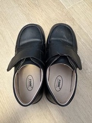 Frog Black Shoes 男童小學生黑皮鞋 33號