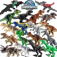 Compatible with Lego Dinosaur Jurassic World Park Building Blocks Tyrannosaurus Rex Cattle Dragon Large Size Assembled Model Educational Toys QLW1