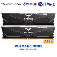 Teamgroup Vulcanα DDR5 16GB (2x8GB) 6000Mhz Dual Channel Kit Desktop Memory FLABD516G6000HC38ADC01