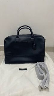 二手 WANT LES ESSENTIELS Douglas Leather Holdall Bag 皮袋 旅行袋  公事包 非 Porter