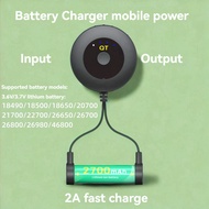 Li-Ion Battery Charger for 18650/20700/21700/26650/26700/26800/26980/46800 3.6V/3.7V Li-Ion Batterie