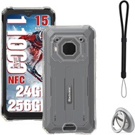 Case for Blackview BV6200 Plus, TPU Clear Protective Case,Stand Function,Adjustable Bracket,Protecti