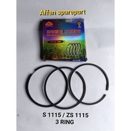 MESIN RING SEHER S 1115 / ZS 1115 RING PISTON DIESEL ENGINE S 1115 / ZS 1115 ENGINE (24 PK - 3 RINGS