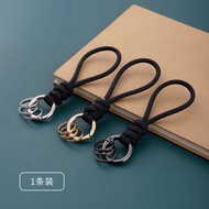 Hand-woven Umbrella Rope Keychain Access Control Hanging Buckle Anti-lost Hand Rope Bag Key Chain Mu