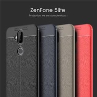 全包邊(皮革質感)軟殼華碩 ASUS ZenFone 5Q手機殼矽膠套ZC600KL鏡頭保護套防摔非皮套硬殼空壓殼