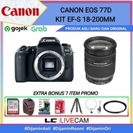 CANON EOS 77D KIT EF-S 18-200MM IS / KAMERA CANON 77D KIT 18-200MM IS