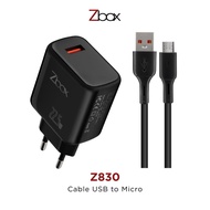 Zbox Charger Z830 Multi Protocol System Charging 22.5W With Silicone Cable