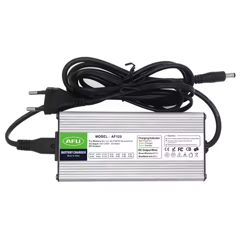 29.2V 2A LiFePO4 Battery Charger Aluminum shell Usd For 8S 24V 25.6V LiFePO4 Battery Fast Charger