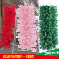 Christmas Hanging Branches Large Frame Branches Ornaments Green Rattan Christmas Tree Hanging Branch