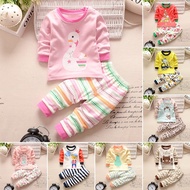 RL HOT Newborn Baby Girl Boy  Long Sleeve Round Neck Warm Tops+Pants