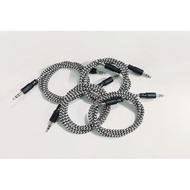 Miami audio cable XS-02 AUX 1x1 shoelace cable motif 1x1 jack 3.5MM 1M