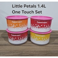 Tupperware Little Petals One Touch SetComprises :-One Touch Topper Medium w/Prints 1.4L (4)17.0cm(D) x 10.0cm(H)