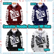 Ed Seven Man Hoodie Sweater, Jumbo Ed Seven & DESIGN NR MAN