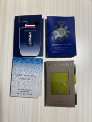 中性/男士香水sample Bvlgari, John Varatos, Tommy Hilfiger