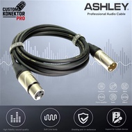 Ashley Pro Audio System Speaker Microphone Cable XLR Female to XLR MALE Original Ashley no full copp