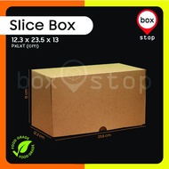 Cake Box - Cake Box - Cake Box - Cake Box - 23.5x12.3 x13 cm - CHOCOLATE (20 pcs)