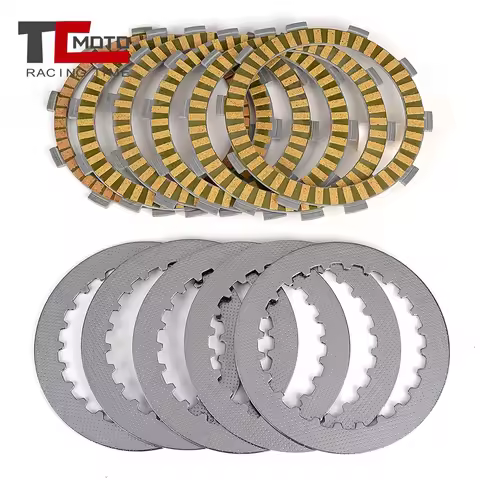 Clutch Kit Steel & Friction Plates For Honda NT400 Bros 400 NC25 VT500 Steed 400 NV400 Shadow 400 22