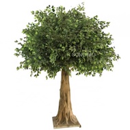 Songtao Indoor Outdoor Big Simulation Evergreen Ficus Faux Plant Large Artificial Banyan Tree