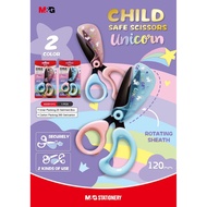 M&G Child Safe Scissors Unicorn 120mm 4.75inch ASS913Y2