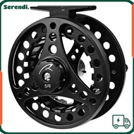 SERENDI Fly Fishing Reel, 5/6 WT 2+1BB Bearings Fly Reel, Durable 85mm Diameter Aluminum Alloy Fishi
