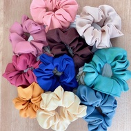 Handmade Simple Sweet Color Hair Scrunchies Fashion Scrunchie Elastic Rubber Band Hair Band Hair Tie