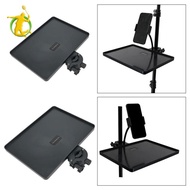 [Asiyy] Stand Tray Sound Card Tray Stable Music Stand Accessories Clamp Rack Holder Clamp on Shelf for Music Sheet
