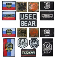 Russia Escape from Tarkov USEC BEAR Embroidered patch Russian game Infrared Reflective IR Patch Tact