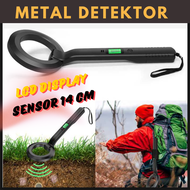 PROMO Metal Detektor Logam Emas mini tercanggih Akurat kedalaman 14 cm with LCD Display - JS4