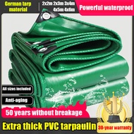 Premium Canvas Canopy 6ft 8ft 9ft 10ft 12ft Kaki Tarpaulin Blue Orange Kanvas Khemah Pasar Kolam Ika