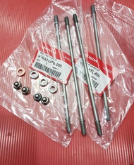 ชุดเสาเสื้อ4เสา แหวนรอง4ตัวน้อตฝา4ตัว เวฟ110STไนท์110ปี20001ชุด อะไหล่แท้แท้ศูนย์ HONDA