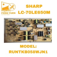 SHARP TV POWER BOARD LC-70LE650M (Model-2)
