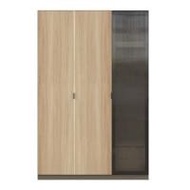 ตู้เสื้อผ้า 3 บานเปิด SB FURNITURE VALLEY 19236035 150 ซม. สีน้ำตาลอ่อน (1280107)