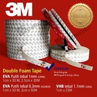 Double Tape Foam 3m VHB 5952 Black, EVA CIP66 55280 White Foam Tape 30 50 meters