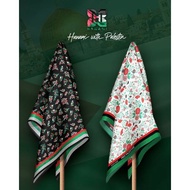 (BARU) HANAMI with PALESTINE l Bawal Square l Premium Chiffon Voile l Bidang 45 & 55 ❤️ Hijabs by Ha