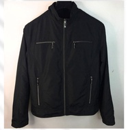 Premium Black Windbreaker Jacket - Made in Italy