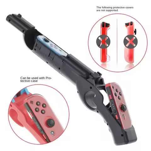 Game Gun Controller for Nintendo Switch/switch Oled Joycon Grip Call of Juarez, Sniper Elite 3 Doom 