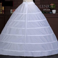 Petticoat Ball Gown 6 Ring Party Gown Floating Lpc008