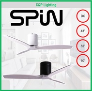 Spin Quincy Espada (Off White Blade) 43" / 52" / 60" DC Ceiling Fan with Optional LED