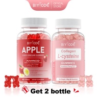 BIYODE BELI 1 PERCUMA 1 - disahkan HALAL  Set  & Apple cider vinegar & Collagen L-cysteine GUMMIES 6