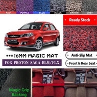 PROTON SAGA BLM/FLX/FL (2008-2015) Precut Car Carpet 5pcs(set) Karpet Kereta Magic Grip Siap Potong 