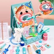 UPGRADE wooden dentist toys, children's dentist toys, wooden dentist equipment for children