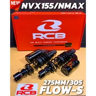 RCB ABSOBER YAMAHA NVX V1/V2 NMAX 275MM 305MM FLOW PRO SERIES ABSOBER NVX NMAX RCB 100%ORIGINAL RACI