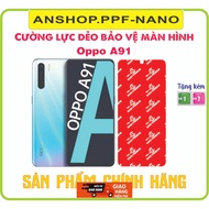 Toughened flexible phone screen protector for Oppo A91