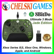 8Bitdo Ultimate 3 mode Gaming Controller Hall Effect Stick Triggers JADE Edition for Xbox, Apple, Wi