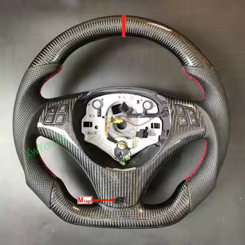 For BMW 3 Series E82 E84 E87 X1 E90 320d E92 E93 320i(No Paddle Shifters) 100% Real Carbon Fiber Car